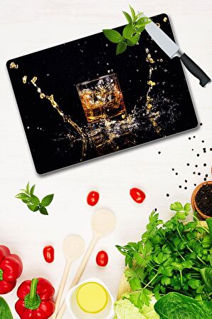 Saban Altın Buz Cam Kesme Tahtası - Cam Kesme Tablası | 30 Cm X 40 Cm